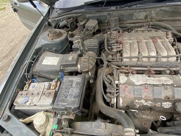 1991 Mitsubishi Sigma, серый, 150000 рублей - вид 7