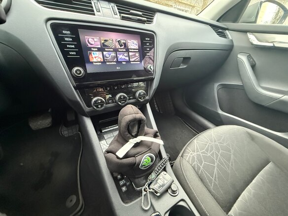 2019 Skoda Octavia III (A7) Рестайлинг, бежевый, 1900000 рублей - вид 11
