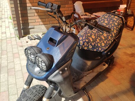 1998 Yamaha BWs, синий, 50000 рублей, вид 1