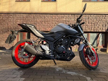 2019 Yamaha MT-03, красный, 650000 рублей, вид 1