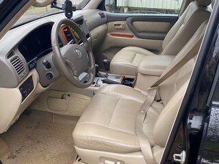 2003 Toyota Land Cruiser 100 Series Рестайлинг 1, чёрный, 2400000 рублей, вид 3