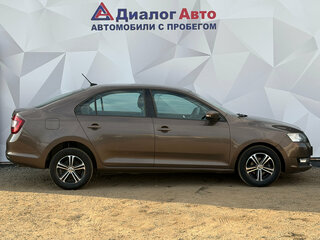 2018 Skoda Rapid I Рестайлинг, коричневый, 999000 рублей, вид 4