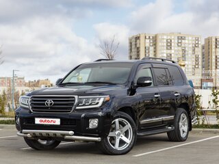 2015 Toyota Land Cruiser 200 Series Рестайлинг 1, чёрный, 4600000 рублей, вид 2