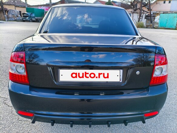 2016 Lada (ВАЗ) Priora I Рестайлинг, чёрный, 580000 рублей - вид 4