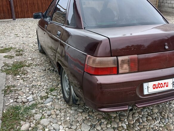 1999 Lada (ВАЗ) 2110, красный, 130000 рублей - вид 4