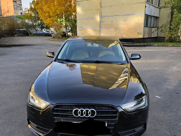 2015 Audi A4 IV (B8) Рестайлинг, чёрный - вид 2