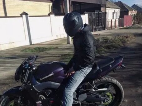 1994 Kawasaki Xanthus 400, пурпурный, 280000 рублей, вид 5