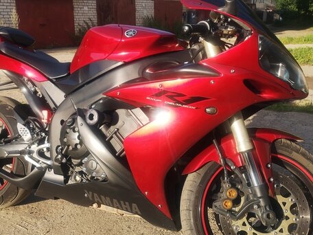 2005 Yamaha YZF-R1, красный, 595000 рублей, вид 1
