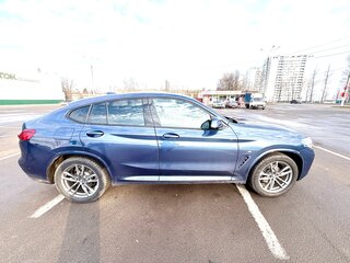 2019 BMW X4 20d II (G02), синий, 4700000 рублей, вид 4