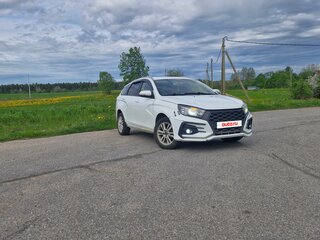 2018 Lada (ВАЗ) Vesta SW I, белый, 685000 рублей, вид 3