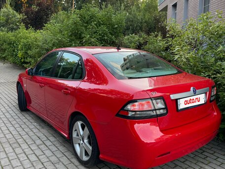 2008 Saab 9-3 II Рестайлинг, красный, 995000 рублей, вид 4