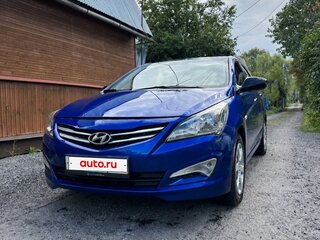 2013 Hyundai Solaris I, синий, 400000 рублей, вид 1