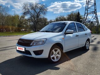 2014 Lada (ВАЗ) Granta I, белый, 490000 рублей, вид 1