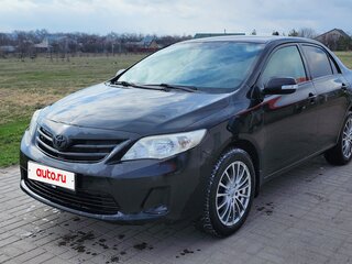 2011 Toyota Corolla X (E140, E150) Рестайлинг, чёрный, 800000 рублей, вид 1