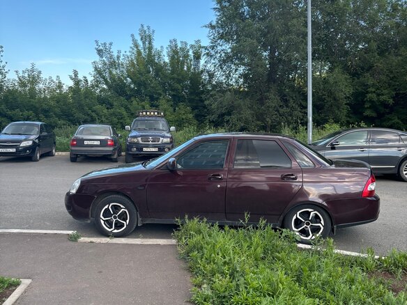 2012 Lada (ВАЗ) Priora I, красный, 340000 рублей - вид 3