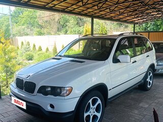 2002 BMW X5 3.0i I (E53), белый, 799000 рублей, вид 1