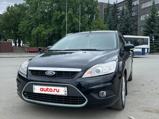2008 Ford Focus II Рестайлинг, чёрный, 545000 рублей, вид 3