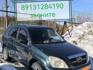 2007 Chery Tiggo (T11) I, зелёный, 350000 рублей, вид 1
