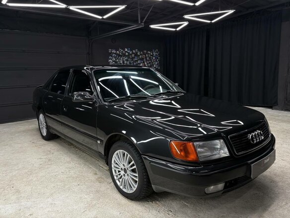 1993 Audi 100 IV (C4), чёрный, 750000 рублей - вид 3