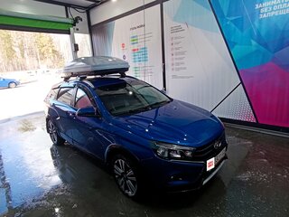 2021 Lada (ВАЗ) Vesta SW Cross I, синий, 1180000 рублей, вид 3