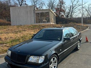 1996 Mercedes-Benz S-Класс 420 III (W140) Рестайлинг, чёрный, 2000000 рублей, вид 1