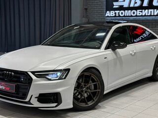 2019 Audi A6 45 TFSI V (C8), белый, 4077000 рублей, вид 2