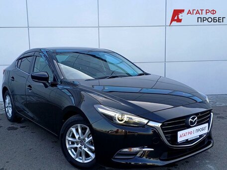 2018 Mazda 3 III (BM) Рестайлинг, чёрный, 1744000 рублей, вид 3