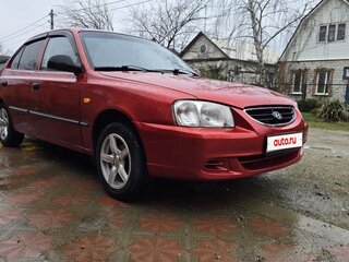 2005 Hyundai Accent ТагАЗ II, красный, 605000 рублей, вид 3