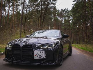 2021 BMW M4 Competition Package G82/G83, чёрный, 6200000 рублей, вид 4