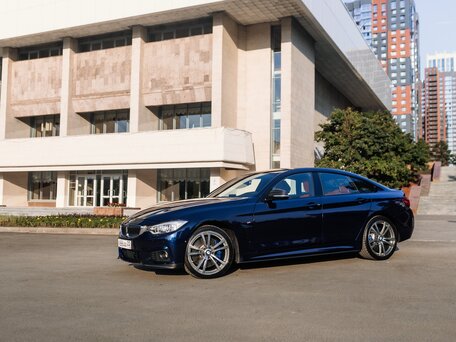 2016 BMW 4 серии Gran Coupe 440i xDrive F32/F33/F36, синий, 4000000 рублей, вид 3