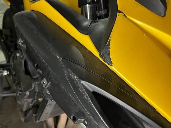 2009 Yamaha XJ6 (FZ6R), жёлтый, 550000 рублей - вид 10