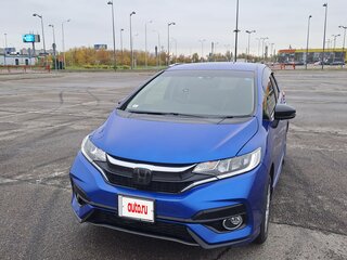 2019 Honda Fit III Рестайлинг, синий, 1220000 рублей, вид 4