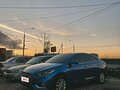 2018 Hyundai Solaris II, синий, 1500000 рублей