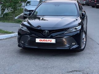 2020 Toyota Camry VIII (XV70), чёрный, 3750000 рублей, вид 2
