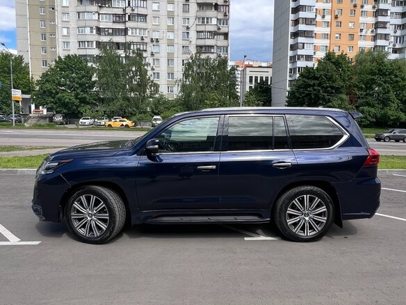 2016 Lexus LX 570 III Рестайлинг 2, синий - вид 7
