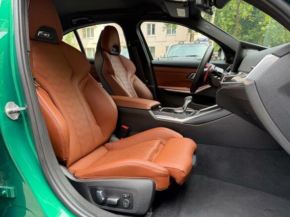 2022 BMW M3 Competition Package VI (G80), зелёный, 11500000 рублей - вид 30