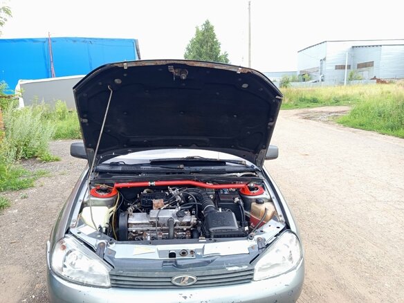 2010 Lada (ВАЗ) Kalina I, серый, 165000 рублей - вид 8