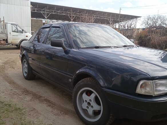 1992 Audi 80 V (B4), синий, 270000 рублей - вид 7