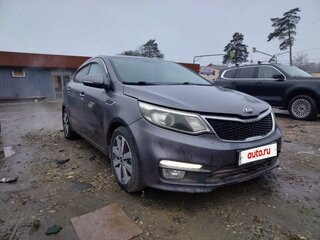 2017 Kia Rio III Рестайлинг, серый, 900000 рублей, вид 2