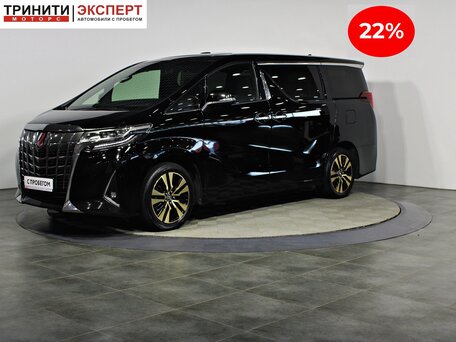 2019 Toyota Alphard III Рестайлинг, чёрный, 5797000 рублей, вид 1