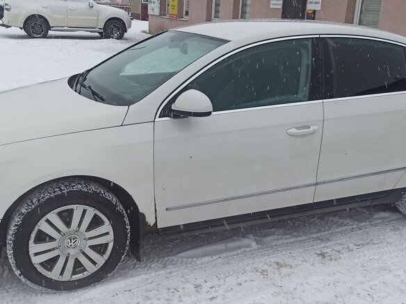 2008 Volkswagen Passat B6, белый, 650000 рублей - вид 3