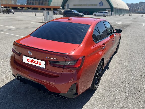 2022 BMW 3 серии M340i xDrive VII (G2x) Рестайлинг, красный, 8200000 рублей - вид 10