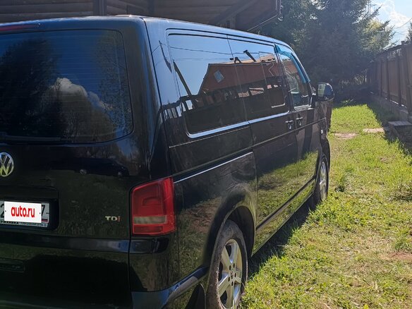 2012 Volkswagen Multivan T5 Рестайлинг, чёрный, 1870000 рублей - вид 3