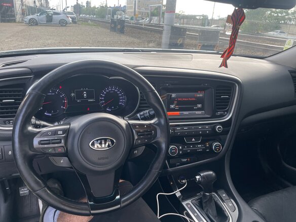 2014 Kia Optima III Рестайлинг, белый, 1450000 рублей - вид 5
