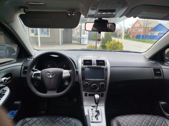 2011 Toyota Corolla X (E140, E150) Рестайлинг, чёрный - вид 8