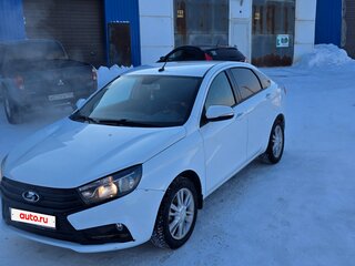2015 Lada (ВАЗ) Vesta I, белый, 900000 рублей, вид 1