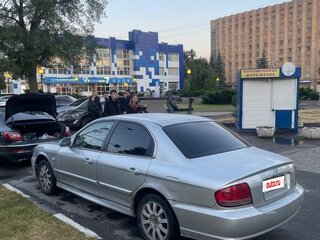 2007 Hyundai Sonata ТагАЗ IV (EF) Рестайлинг, серый, 270000 рублей, вид 5