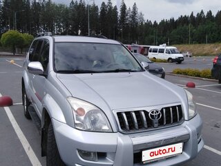 2003 Toyota Land Cruiser Prado 120 Series, серебристый, 1850000 рублей, вид 2
