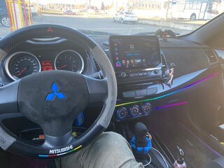 2010 Mitsubishi Lancer X, синий, 1050000 рублей, вид 3