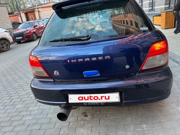 2000 Subaru Impreza WRX II, синий, 890000 рублей - вид 2